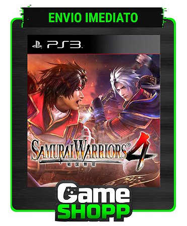 Samurai Warriors 4 - Ps3 - Midia Digital - GameShopp