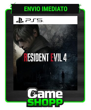 Jogo Resident Evil 4 Remake - PS5 - ShopB - 14 anos!