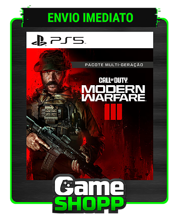 Call of Duty Modern Warfare III - Digital PS5 - Edição Padrão