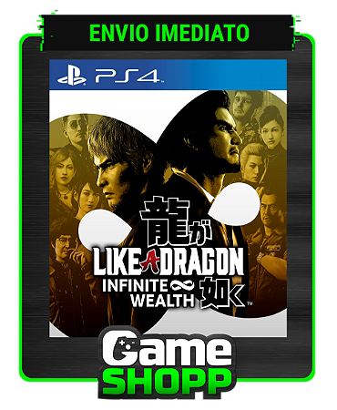Like a Dragon Infinite Wealth - PS4 Digital - Edição Padrão