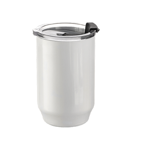 Copo de Polímero Com Tampa Cristal 450ml