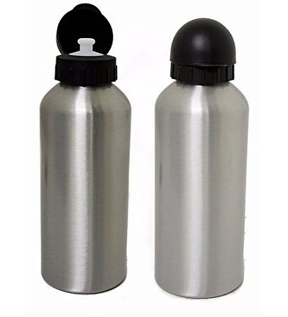 Squeeze Bolinha de Alumínio Prata para Sublimação 500ml