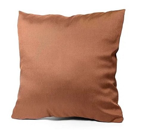 Capa de Almofada Aveludada para Sublimação com Zíper Invisível Cobre - 40x40cm