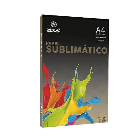Papel Sublimático A4 Globinho 100FLS 100G