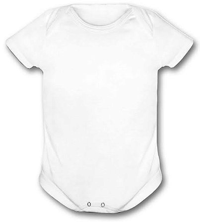 Body Branco em Poliéster para Sublimação