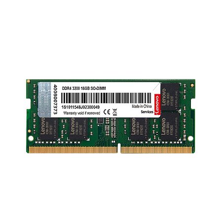Memória RAM DDR4 3200 16GB Lenovo