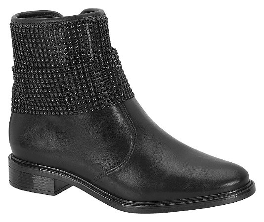 Bota Vizzano Rasteira Manta Strass