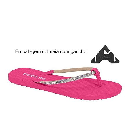 Chinelo Beira Rio Dedo Tira 6mm Glam