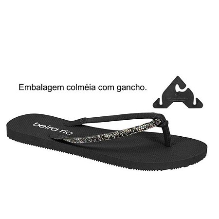 Chinelo Beira Rio Dedo Tira 6mm Glam