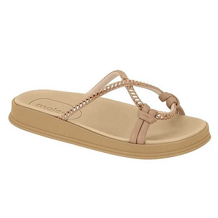 Chinelo Moleca Flat Tira Cristal 5509101