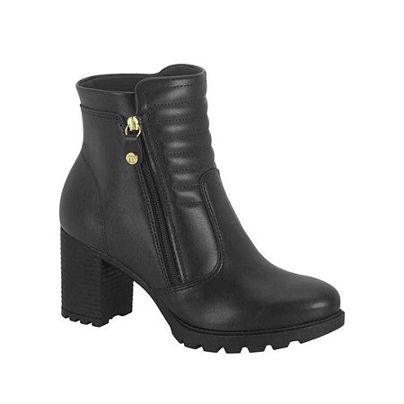 Bota Moleca Coturno Ziper Lateral