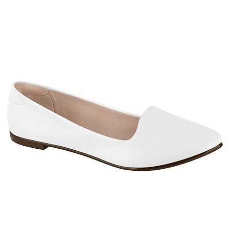 Sapatilha Moleca Bico Fino Liso Napa Sardenha