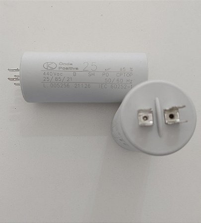 CAPACITOR PERMANENTE TERMINAL 25 UF 440V