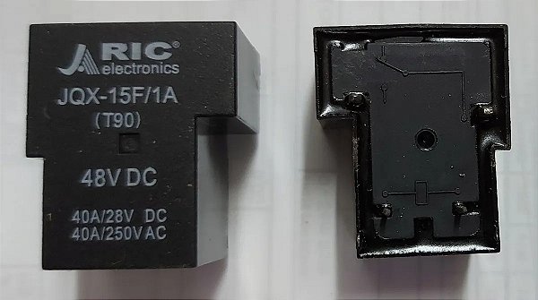 Relê De Alta Potência 48v 40a Jqx-15f - 4 Terminais