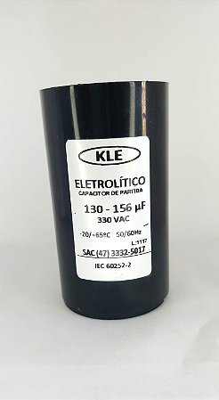 Capacitor 130 - 156 UF  330vac