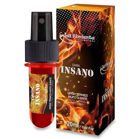 Insano Spray Termico Hot Para Massagem 20Ml La Pimenta