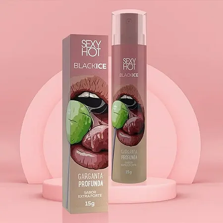 Gel Para Sexo Oral Garganta Profunda Extra Forte Jambú Black Ice Sensação Eletrizante Única Do Jambú.