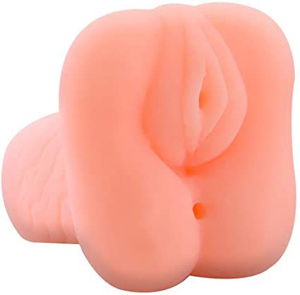 Masturbador Masculino Vagina e Ânus Cyber Skin 13x10 cm