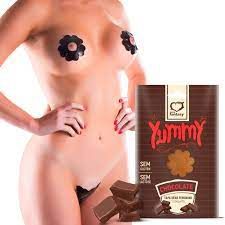 Tapa Sexo Comestível Yummy Sexy Fantasy - Chocolate