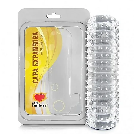 Capa Masturbador Vazado Expansora 13cm