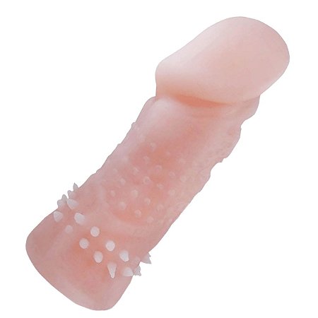 Capa Peniana Cyberskin Forma Realista Extreme-14x4,3cm