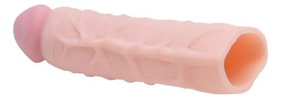 Capa Peniana Extensora 17cm Aumenta Comprimento Do Pênis