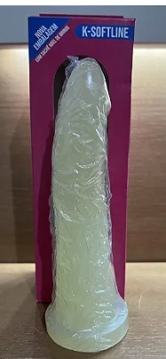 Pênis Fosforescente Sem Vibro 18cmx3,5cm