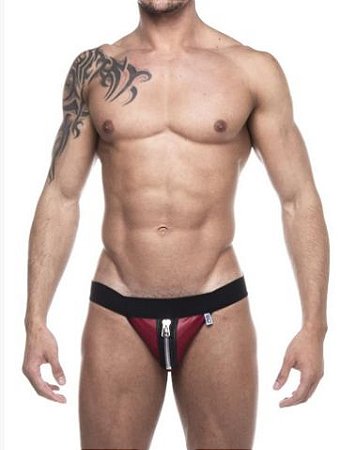 Jockstrap Ziper Vermelho