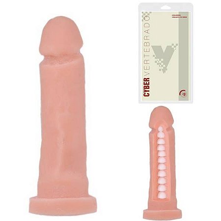 Pênis Em Cyber Skin Vertebrada 18 x 3,5 cm