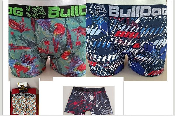 Cueca Boxer Estampada - Tam GG