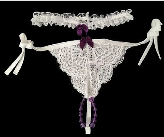 Calcinha Tailandesa Com Persex Aromatizada Uva- Com Regulagem