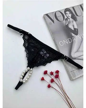 Calcinha Tailandesa Com Regulagem - Le Rouge Preto