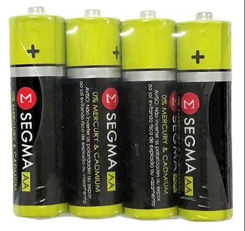 Pilha Aa Durável Segma Power Up 4un