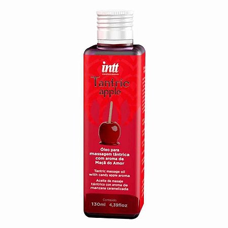Óleo Para Massagem Sensual Tantra Maçã do Amor-Tantric Apple 130ml (Uso unissex)