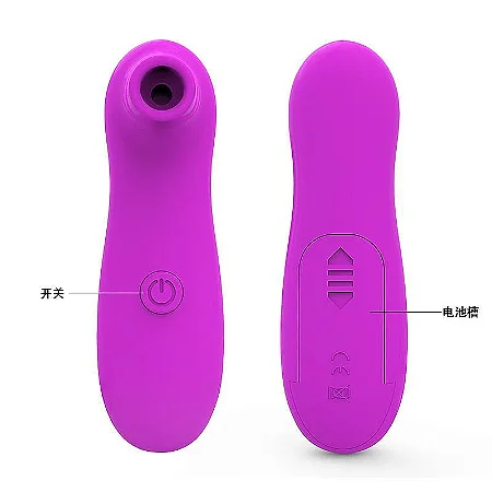 Estimulador De Clitóris Com Função De Pulsação – Silicone Aveludado Roxo-Utiliza 2 Pilha AAA