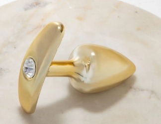 Plug Metálico Anatômico (HA138D) - Dourado TAM P