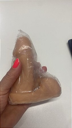 Prótese Com Escroto em Silicone 10x5