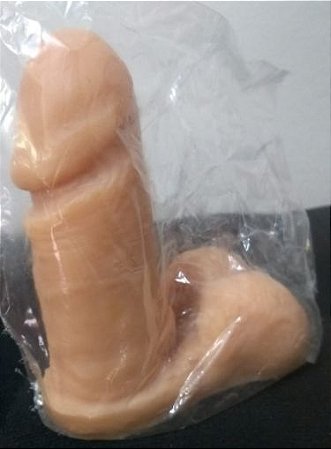 Prótese Amor Com Escroto em Silicone 10x5