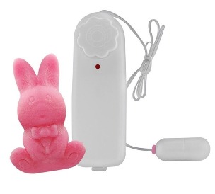 Vibrador Bullet Capa Amigo Coelhinho em Cyber Skin -2 PILHAS DE BRINDE-