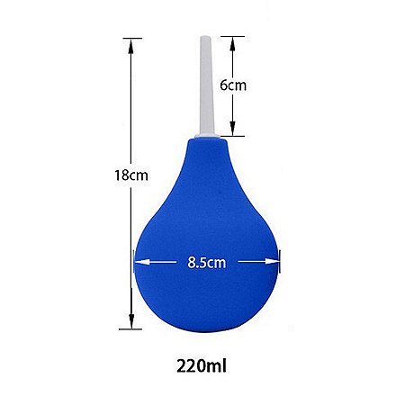 Ducha Higiênica Unissex - 230ml - Cor Azul