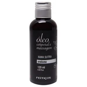 Óleo Corporal Massagem 120ML Feitiços Aromáticos Kama Sutra