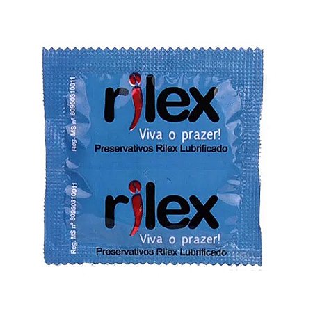 Preservativo Masculino Lubrificado Com 3 Unidades Rilex