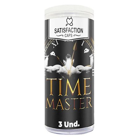 Bolinha Funcional Satisfaction Time Master Com 3 Unid-Efeito Retardante PROLONGA A EREÇAO