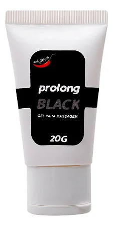 Prolong Black Gel Retardador e Prolongador 20g Chillies - Neutro