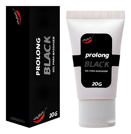 Prolong Black Gel Retardador e Prolongador 20g Chillies - Neutro