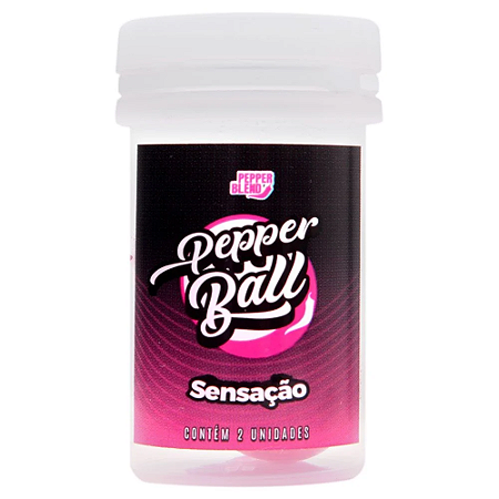 Pepper Ball Plus Comestível Dupla 3G Pepper Blend SABOR  SENSAÇÃO