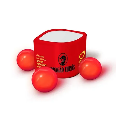 Bolinha Excitantes Dragão Chinês  Com 3 Unidades