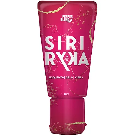 Siri Ryka Gel Lubrificante Comestível Esquenta,Gela e Vibra 18g- Extrato de Jambu, Aromas de Caju e Lichia, Arginina -