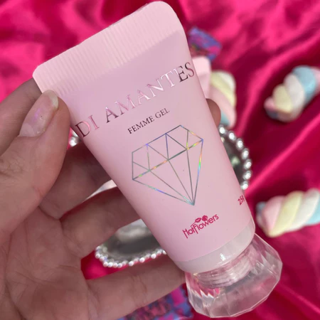 DI AMANTES -Lubrificante Excitante Feminino-Funções São: Frescar, Vibrar, Excitar, Estimular, Lubrificar e Hidratar-25gr
