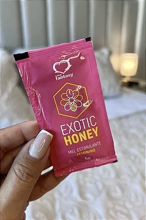 Melzinho Exotic Honey  Energético Afrodisíaco Feminino Sachê 5g